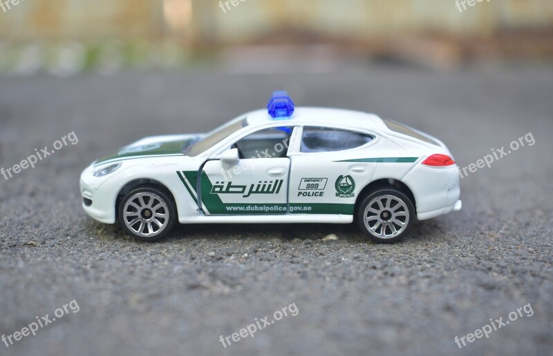 Miniature Car Diecast Vehicle Police