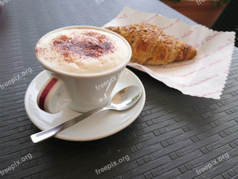 Breakfast Cappuccino Coffee Drink Cup