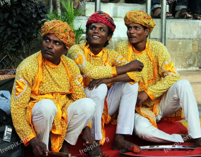 Indian Folk People Culture Turban