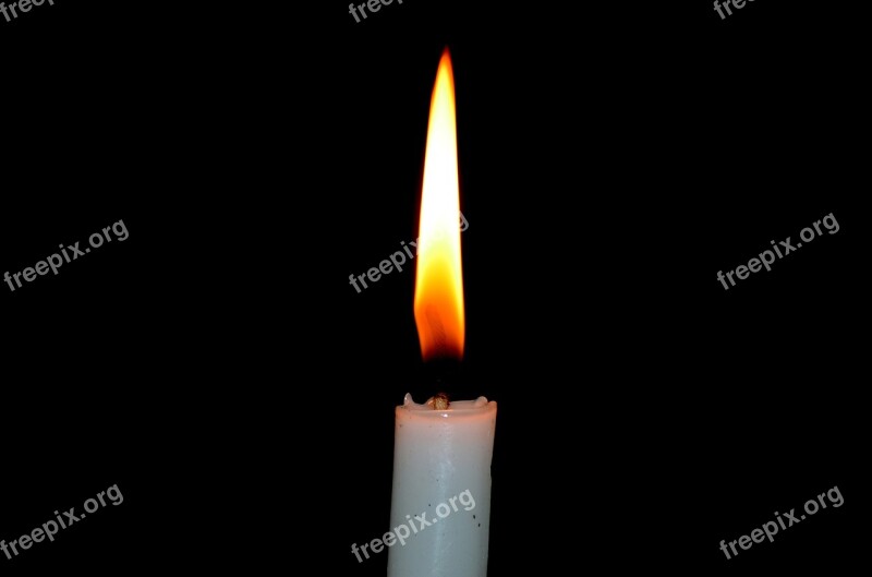 Candlelight Candle Burning Wax Light