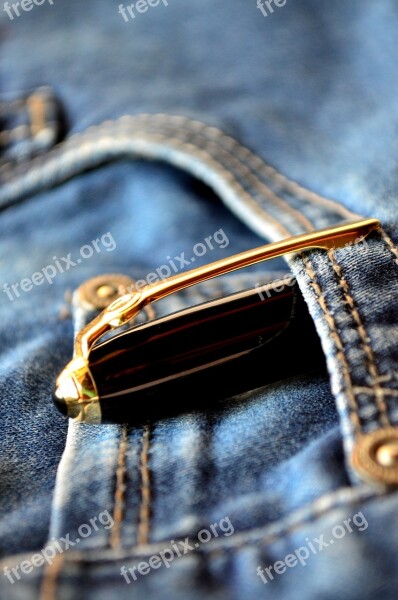 Pen Jeans Blue Pocket Fashion