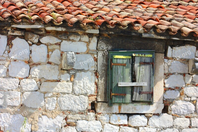 Architecture Window Old Window Roof Rustico