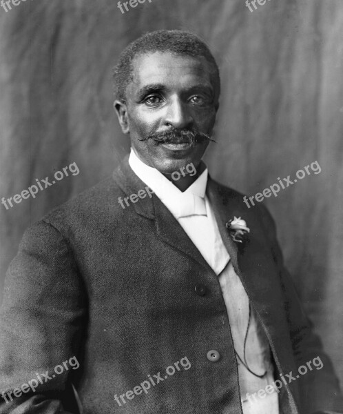 George Washington Carver Scientist Botanist Man Person