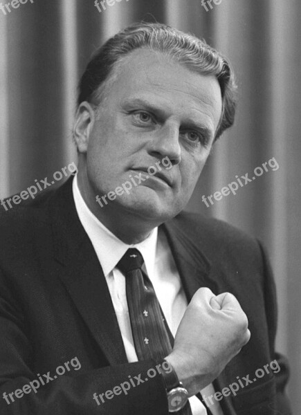 Billy Graham Christian Evangelist Man Person