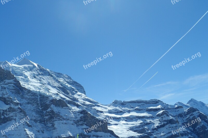 Swiss Jungfraujoch Snow Free Photos