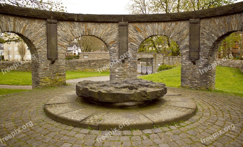 Architecture Millstone Rhine Rotunda Sand Stone