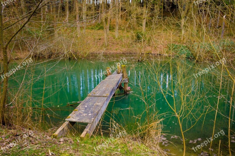 Web Lake Pond Waters Rest