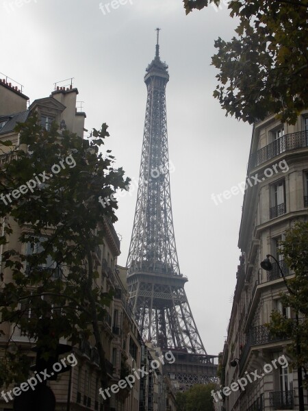 Eiffel Tower Paris France Free Photos