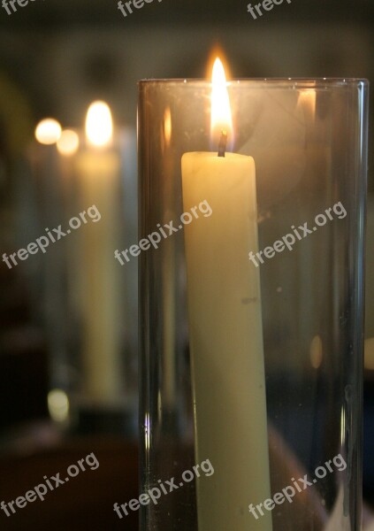 Candle Candlelight Church Light Flame