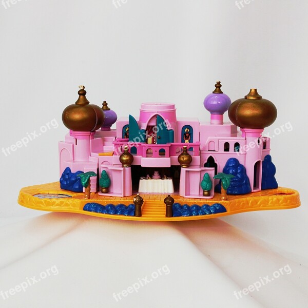 Toy Children Miniature Castle Pink