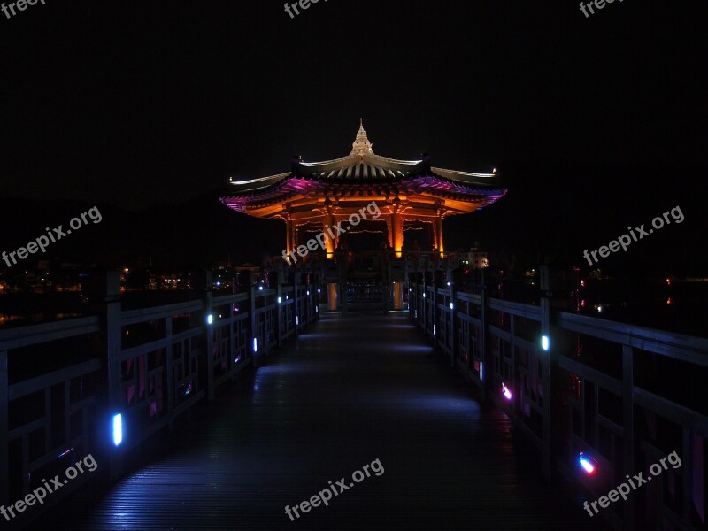 Anton Major Bridge Night View Free Photos