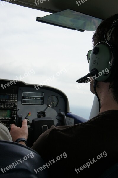 Pilot Cessna Copilot Cockpit Free Photos