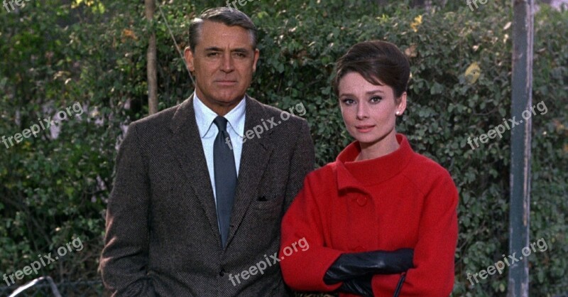 Cary Grant Audrey Hepburn Man Woman Stars