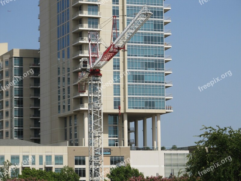 Construction Crane Crane Construction Building Site Development