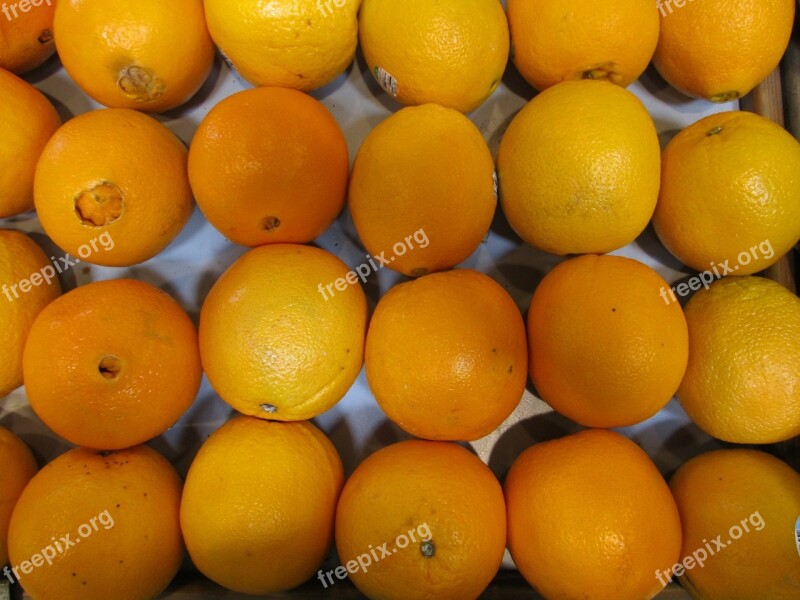 Oranges Fresh Healthy Food Fruit