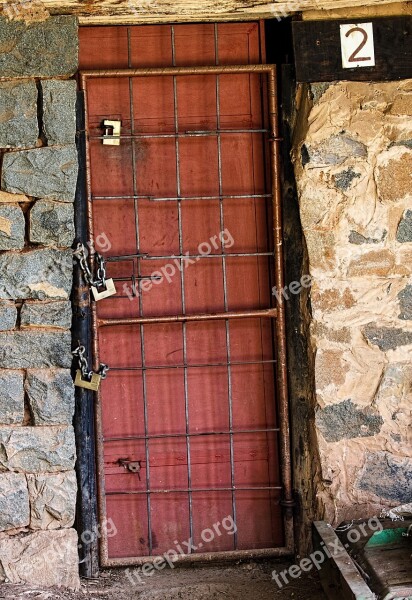 Prison Lock Security Locked Bars