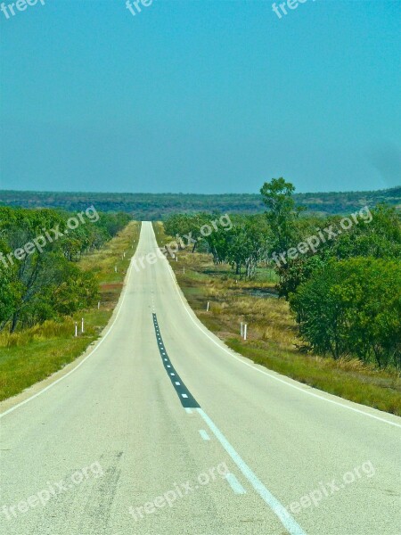 Trip Road Outback Australia Distance