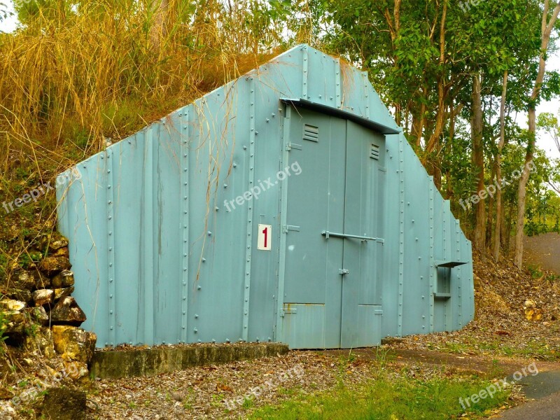 Bunker Shelter Fortification War Military