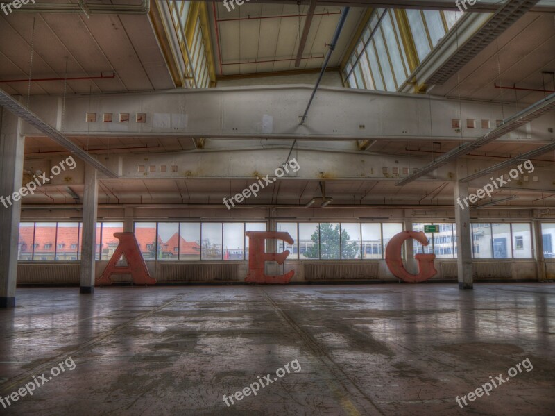 Aeg Industrial Hall Nuremberg Industry Factory