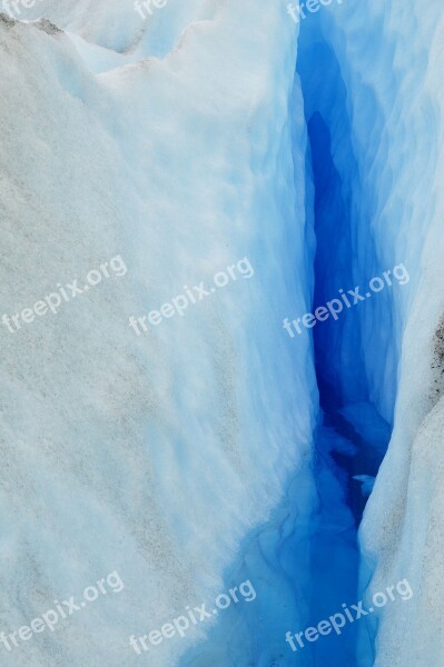 Ice Glacier Water Blue Nature