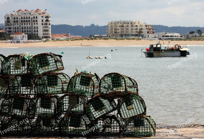 Cages Fishing Mar Free Photos