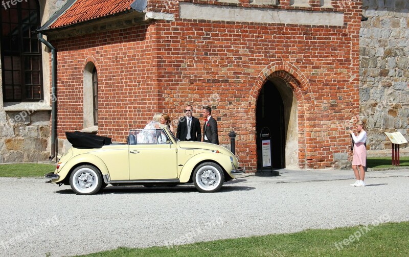 Wedding Simrishamn Vw Convertible Free Photos