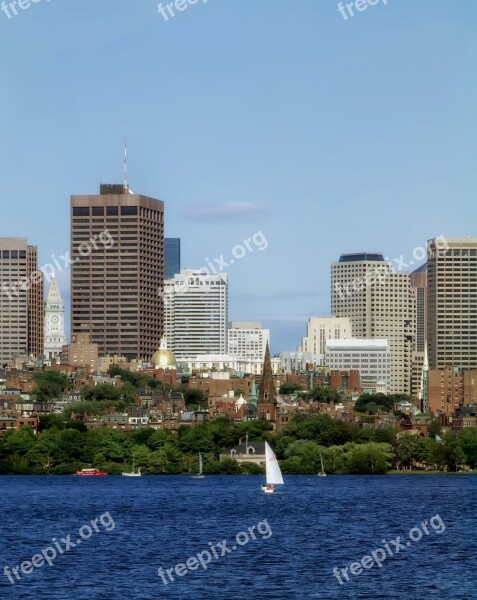 Boston Massachusetts City Cities Urban