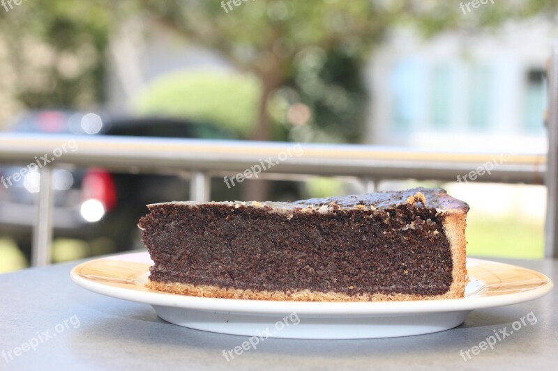 Poppy-seed Cake Cake Sweet Pastry Shop Piece Of Cake