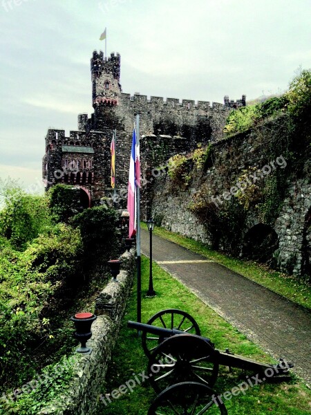 Reichenstein Middle Ages Castle Height Burg Rhine