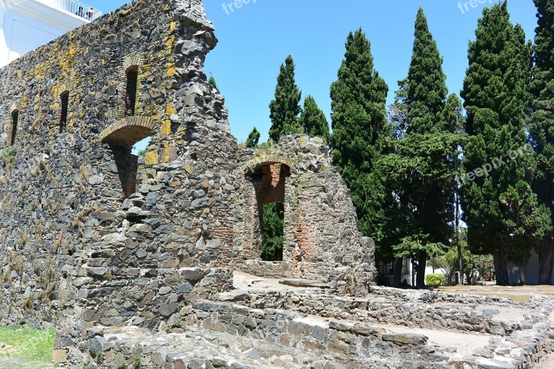 Fortress Stone House Wall Ruins Cologne