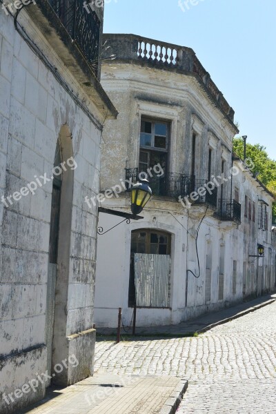 Corner Houses Ancient Ruins Stone