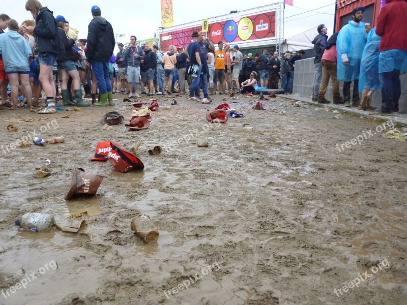 Mud Festival Rock Werchter People Free Photos