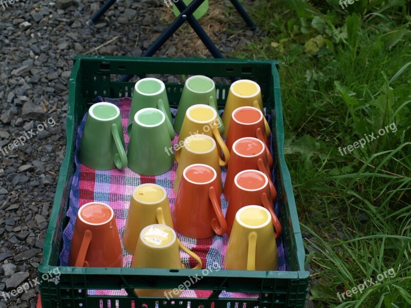 Coffee Mugs Coffee Hiking Break Break Colorful