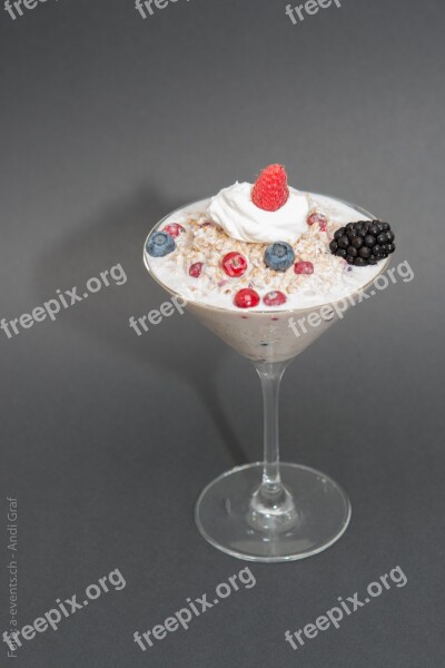 Muesli Berries Fruits Raspberries Sweet