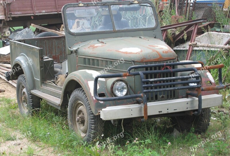 Jeep Old Car Russian Uaz