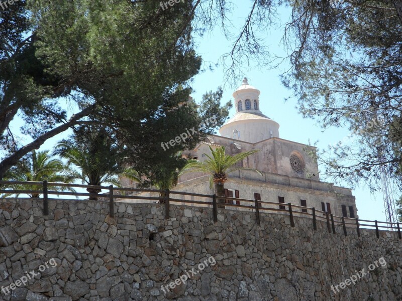 Randa Place Of Pilgrimage Church Mediterranean Chapel