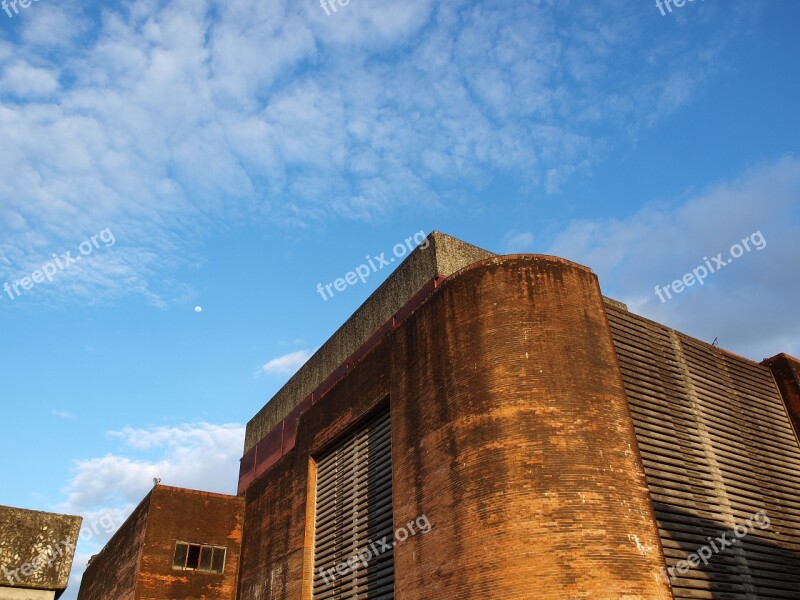 Sky Architecture Details Bricks Brown