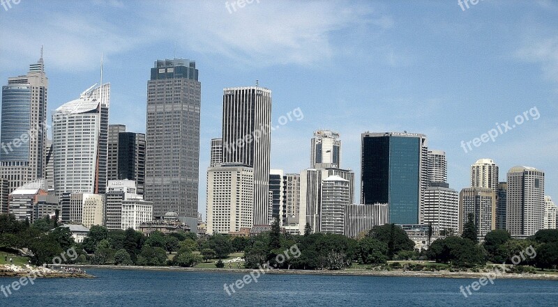 Australia Sydney Port Skyscraper Sydney Harbour