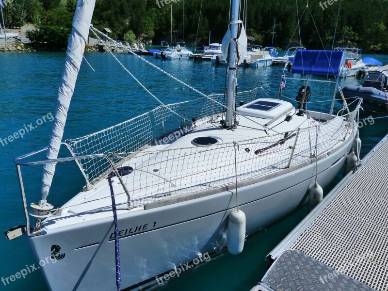 Boat Sailboats Anchorage Pier Port