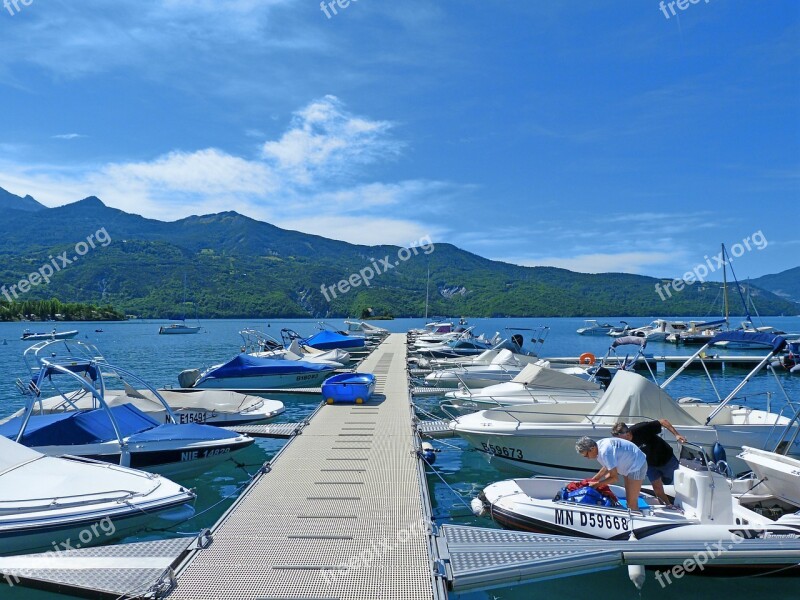 Boats Lake Pier Port Anchorage