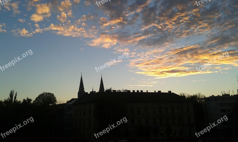 Szeged Hungary Dusk Dome Free Photos