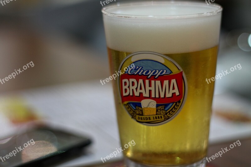 Beer Brahma Refreshing Cold Happy Hour