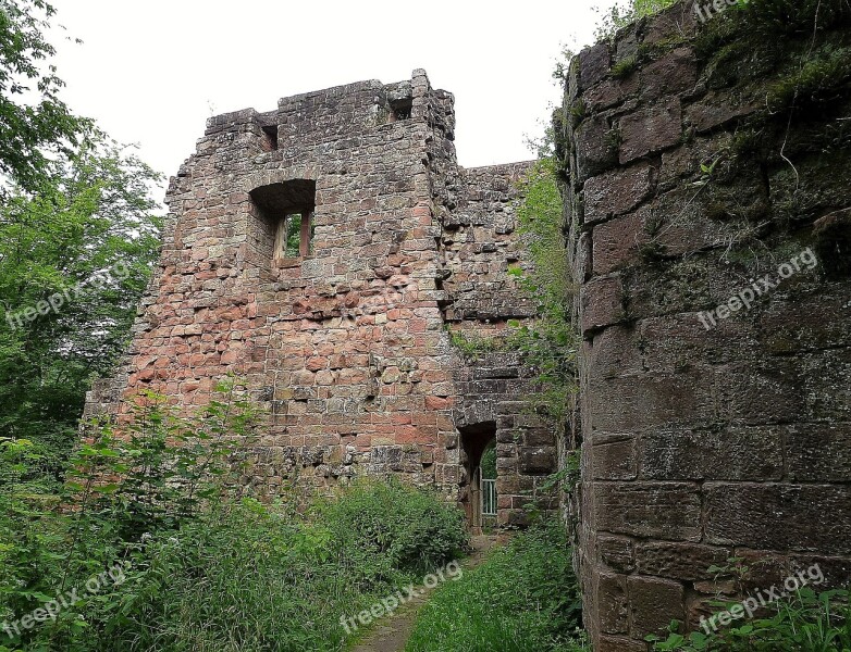 Castle Building Middle Ages Historically Old