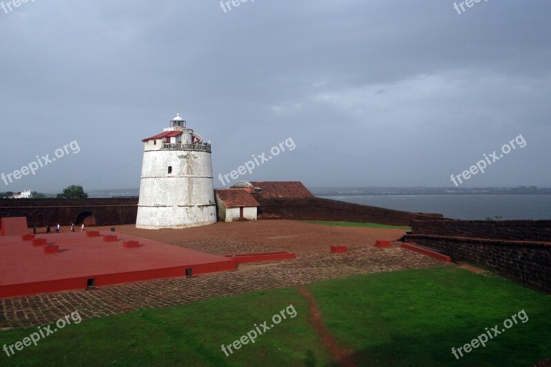 Aguada Fort Lighthouse Portugese Fort 17th Century Arabian Sea