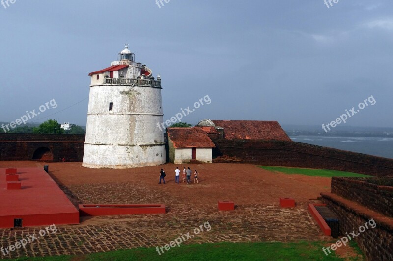 Aguada Fort Lighthouse Portugese Fort 17th Century Goa