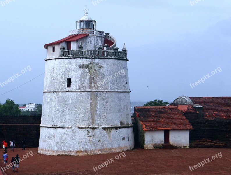 Aguada Fort Lighthouse Portugese Fort 17th Century Goa