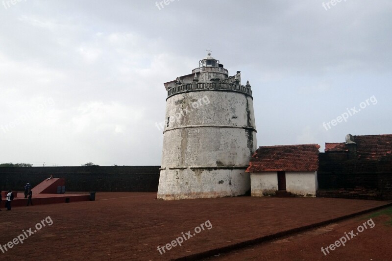 Aguada Fort Lighthouse Portugese Fort 17th Century Goa