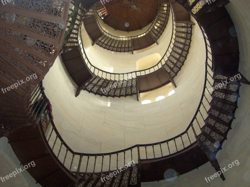 Stairs Tower Architecture Scaffold Spiral Staircase