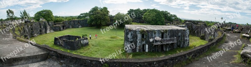 Madagascar Foulpointe Fort Panoramic Ancient Site