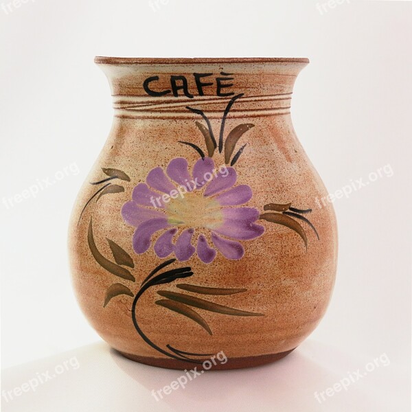 Pottery Container Art Ceramic Crafts